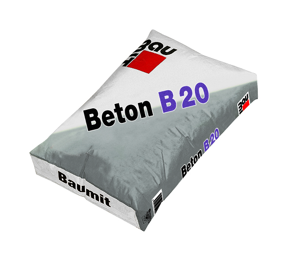 Sausas betono mišinys Baumit Beton B20 25,0kg